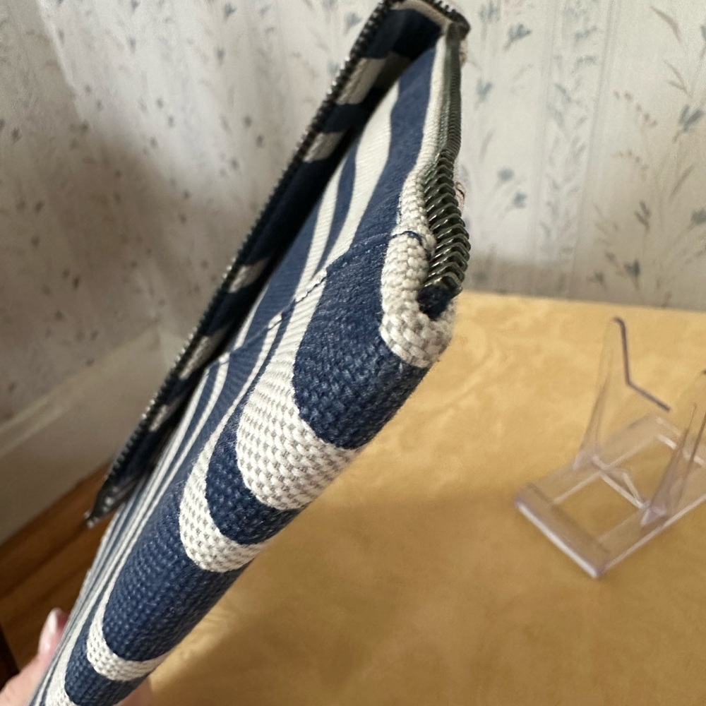Rebecca Minkoff Striped Blue and White Clutch - Picture 8 of 15
